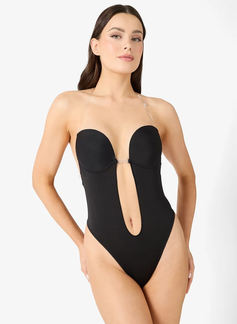 Ginger  Bandeau Seamless Waist Slimming Bodysuit for Women | Best Price UAE